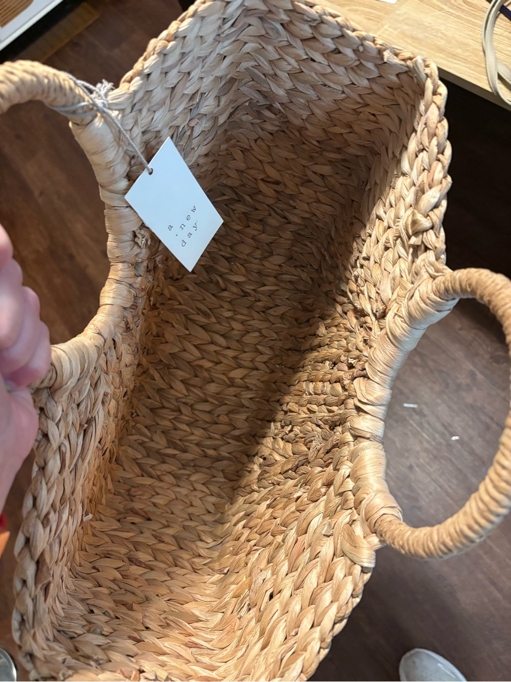 a new day Woven Straw Circle-Handle bag - Picture 2 of 3